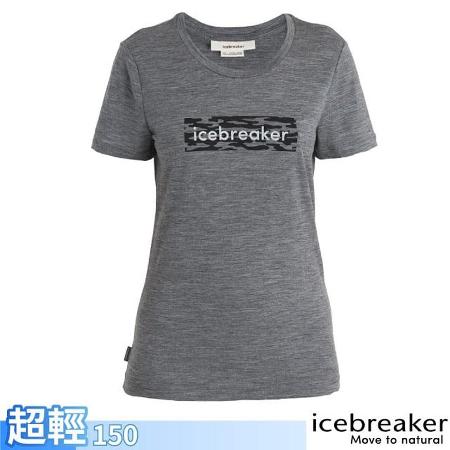 【Icebreaker】女 100%美麗諾羊毛 Tech Lite II 圓領短袖上衣/IB0A56UM-004 灰✿30E010